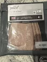 Mängden socker i Tesco finest topside of Beef