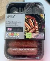 Mängden socker i 6 aberdeen angus beef sausages