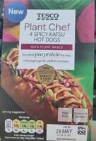 Mängden socker i Plant Chef Vegan Spicy Katsu Hot Dogs