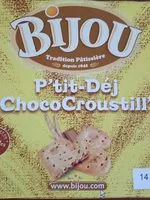 Mängden socker i P'tit dej chocoCroustill'