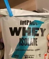 Mängden socker i Impact whey isolate