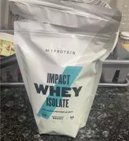 Mängden socker i Impact Whey Isolate - White Chocolate
