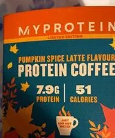 Mängden socker i Pumpkin spice latte protein coffee
