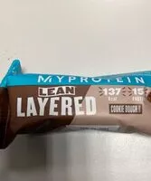 Mängden socker i Lean Layered cookie dough