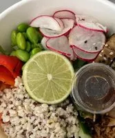 Mängden socker i Tamari and ginger aubergine salad bowl