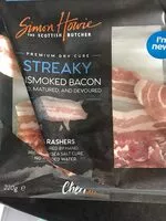 Mängden socker i Streaky unsmoked bacon