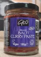 Mängden socker i Organic Balti Curry Paste