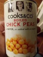 Mängden socker i boiled chickpeas