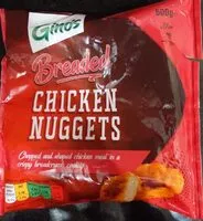 Mängden socker i Breaded chicken nuggets