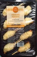 Mängden socker i Crevettes marinées enrobées de fils aux pommes de terre croustillants