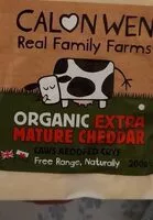 Mängden socker i Organic extra mature cheddar