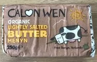 Mängden socker i Organic Lightly Salted Butter Menyn
