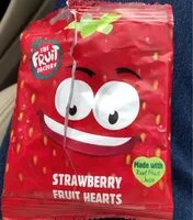 Mängden socker i Strawberry Fruit Hearts