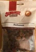 Mängden socker i Sultanas