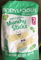 Mängden socker i Apple & Broccoli Munchy Sticks