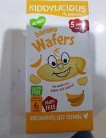 Mängden socker i Banana Wafers 5 x (20g)