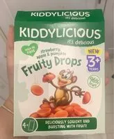 Mängden socker i Fruity drops