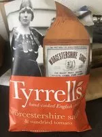 Mängden socker i Chips de pommes de terre assaisonnées à la sauce Worcestershire et aux tomates séchées