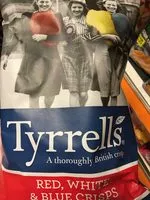 Mängden socker i Red, white & blue crisps