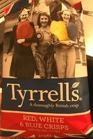 Mängden socker i Red, white & blue crips