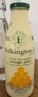 Mängden socker i Folkington’s Orange juice