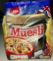 Mängden socker i Muesli fruit, nut & seed