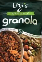 Socker och näringsämnen i Lizi s granola organic nuts and seeds