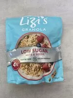 Mängden socker i Lizi’s low sugar nuts & seeds granola