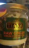Mängden socker i Raw ginger virgin coconut oil