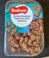 Mängden socker i Honey roasted peanut with sesame
