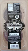 Socker och näringsämnen i The bury black pudding company