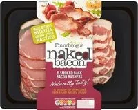 Mängden socker i Finnebrogue Artisan Naked Bacon 6 Smoked Back Bacon Rashers