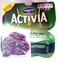 Mängden socker i Activia Prune