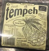 Mängden socker i Tempeh with hemp seeds