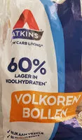 Mängden socker i atkins volkoren bollen
