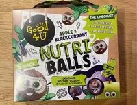 Mängden socker i Apple & Blackcurrant Nutriballs