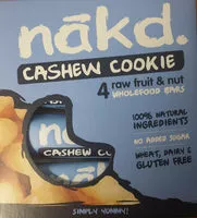 Mängden socker i Nakd Cashew Cookie Bars
