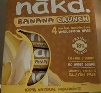 Mängden socker i Nakd Banana Crunch