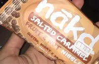 Mängden socker i Nakd Nibbles Salted Caramel