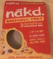 Mängden socker i Nakd.