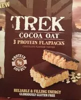 Mängden socker i Cocoa Oat Protein Flapjacks Chocolate Flavour Topped 3 x
