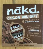 Mängden socker i Nākd. Cocoa delight