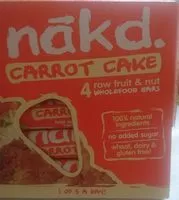 Mängden socker i Nakd Carrot Cake