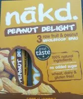 Mängden socker i Naked peanut delight