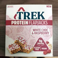 Mängden socker i White choc and raspberry protein flapjacks