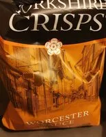 Mängden socker i Yorkshire crisps Worcester sauce