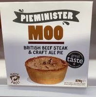 Mängden socker i Moo British Beef syeak & craft ale pie