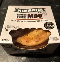Mängden socker i Gluten Free Moo - Beef Steak and Gluten Free Ale Pie