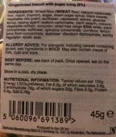 Mängden socker i Pain d'epice au gingembre avec sucre glace