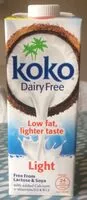 Mängden socker i Koko Dairy Free Light